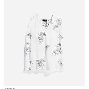 Stitch Fix Vixbe black and white blouse size XL.